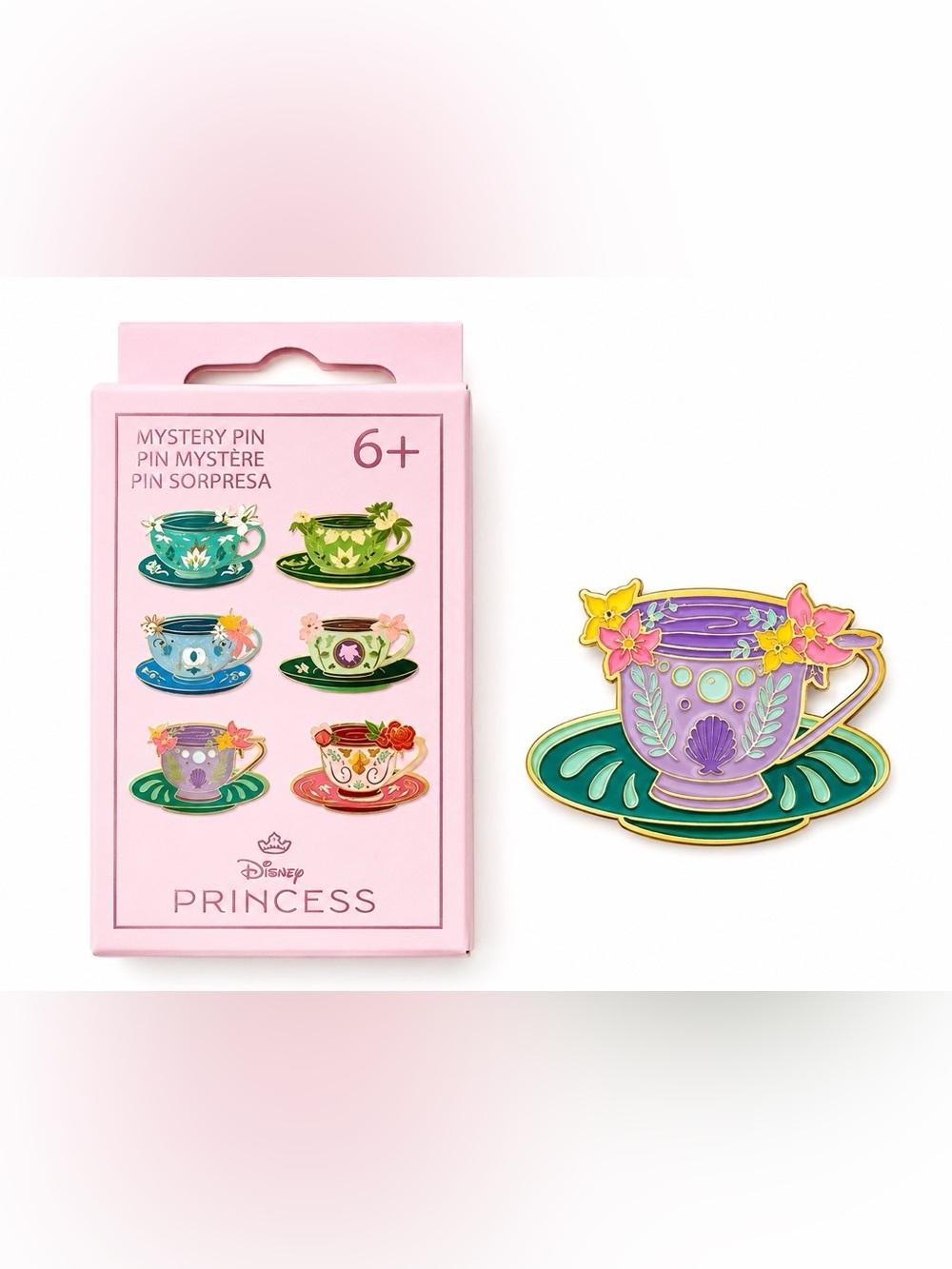 Boxlunch - Disney Princess Tea Cup Mystery Pin - Ariel